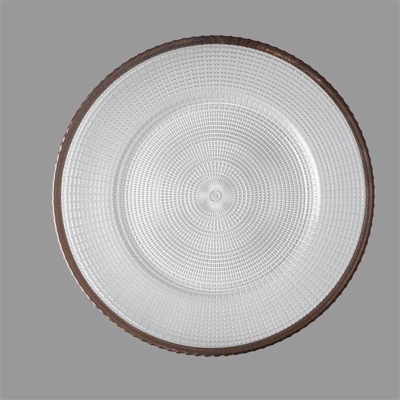 Wholesale Glass Charger Plate PZ-006 - Image 2
